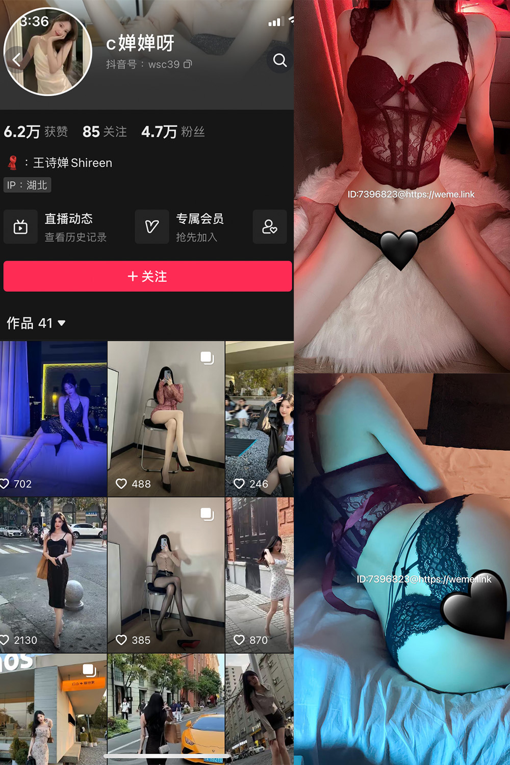 抖音 c婵婵呀 微密圈  NO.006期 【38P】最新至：2024.9.19-写真