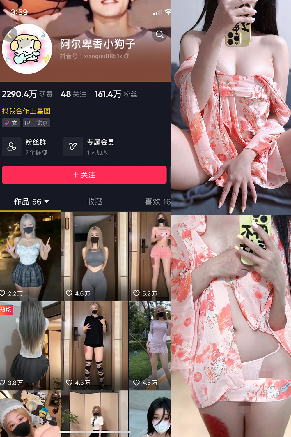 抖音 阿尔卑香小狗子 微密圈  NO.052期 【22P4V】最新至：2024.7.11-写真