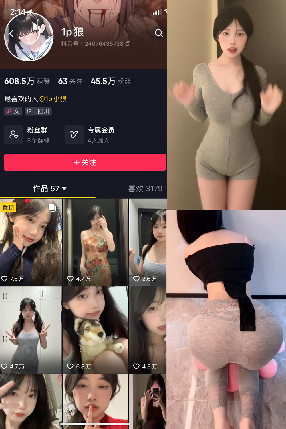 抖音 1p狼 微密圈  NO.008期 【17P15V】最新至：2024.5.1-写真