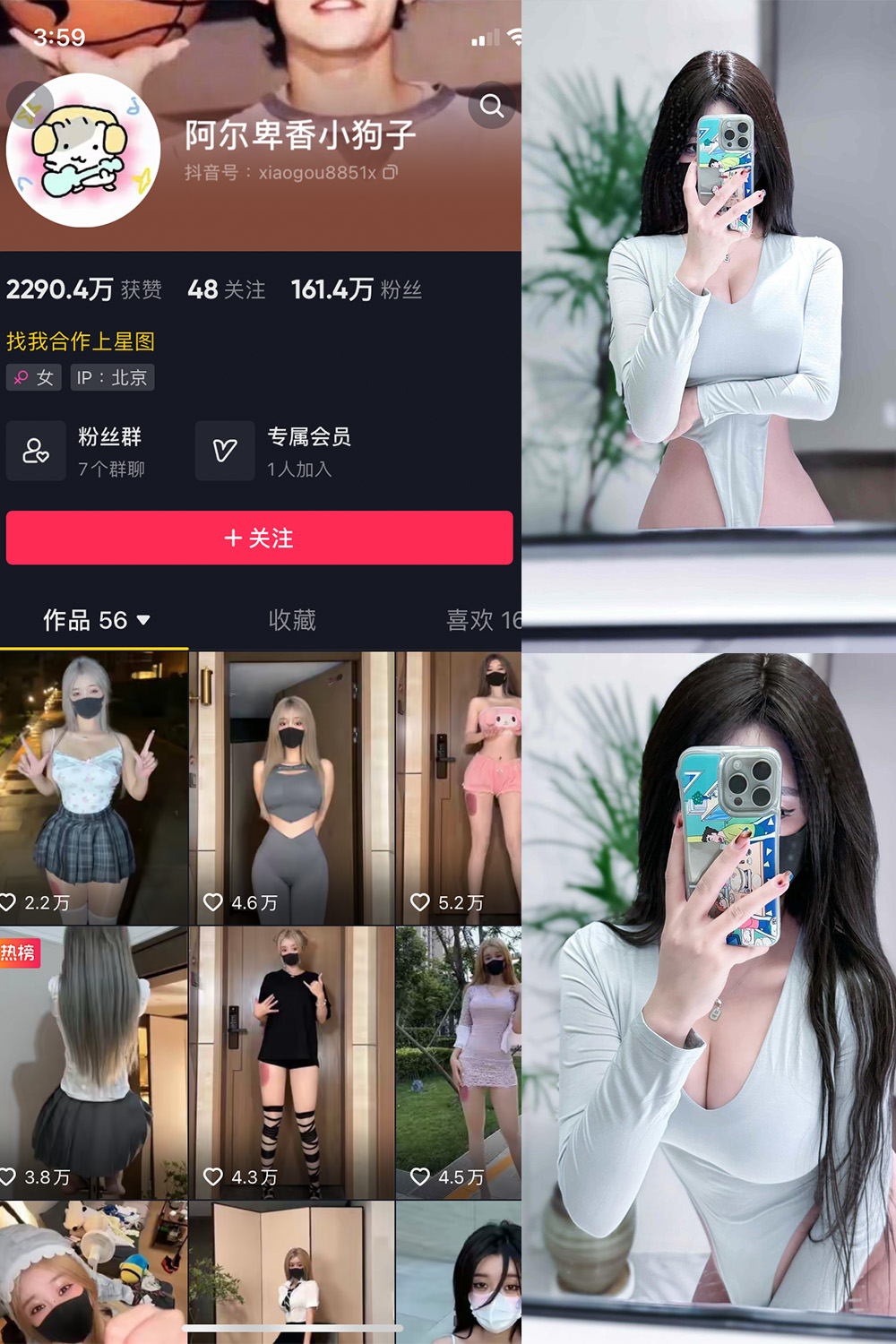 抖音 阿尔卑香小狗子 微密圈  NO.041期 【10P2V】最新至：2024.1.05-写真