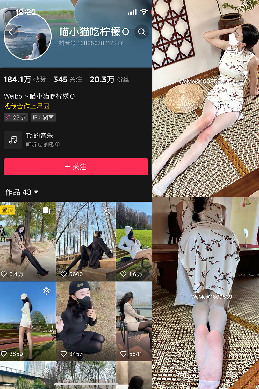 抖音 喵小猫吃柠檬 微密圈  NO.005期 【102P3V】-写真