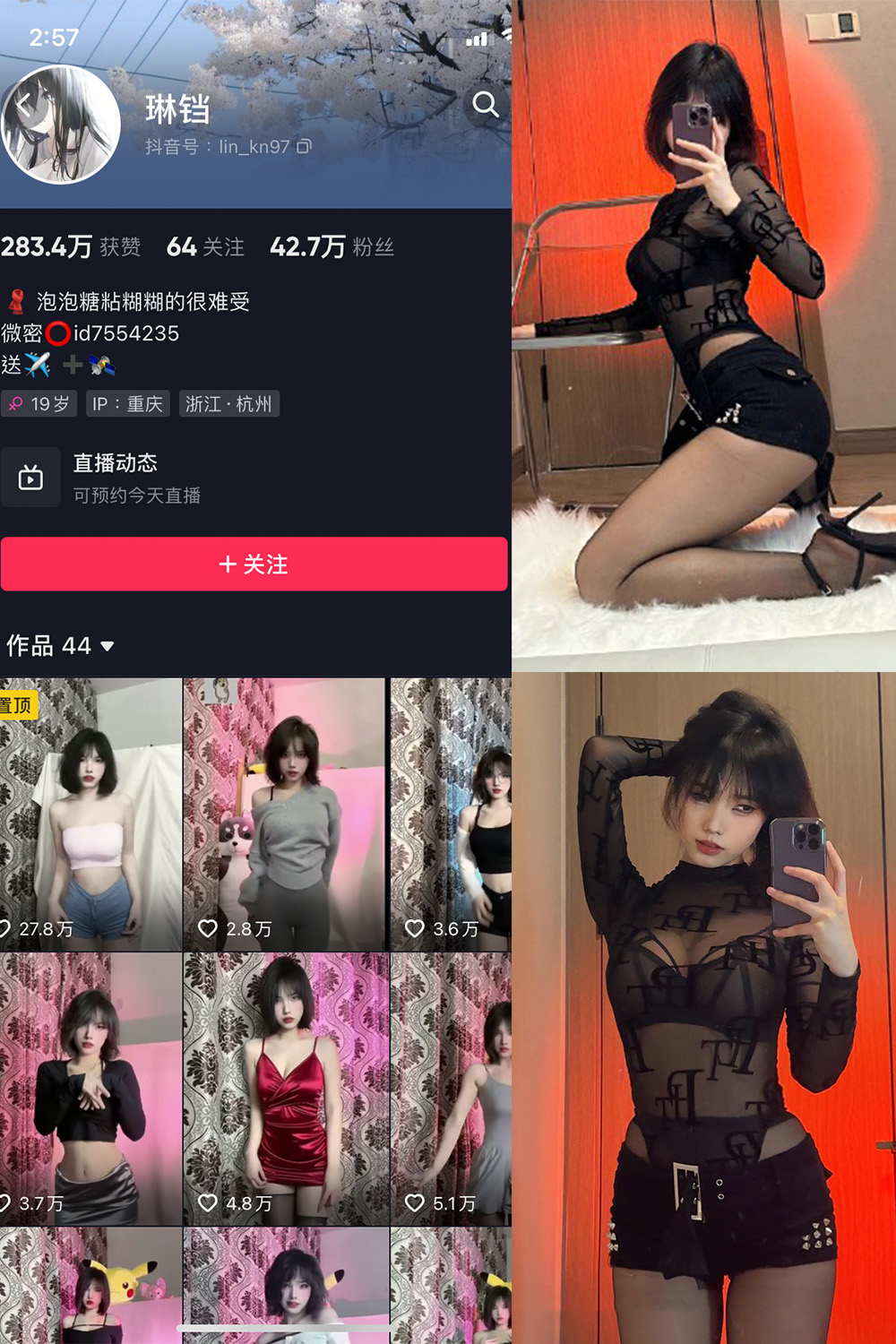 抖音 琳铛 微密圈  NO.053期 【24P3V】最新至：2023.12.20-写真