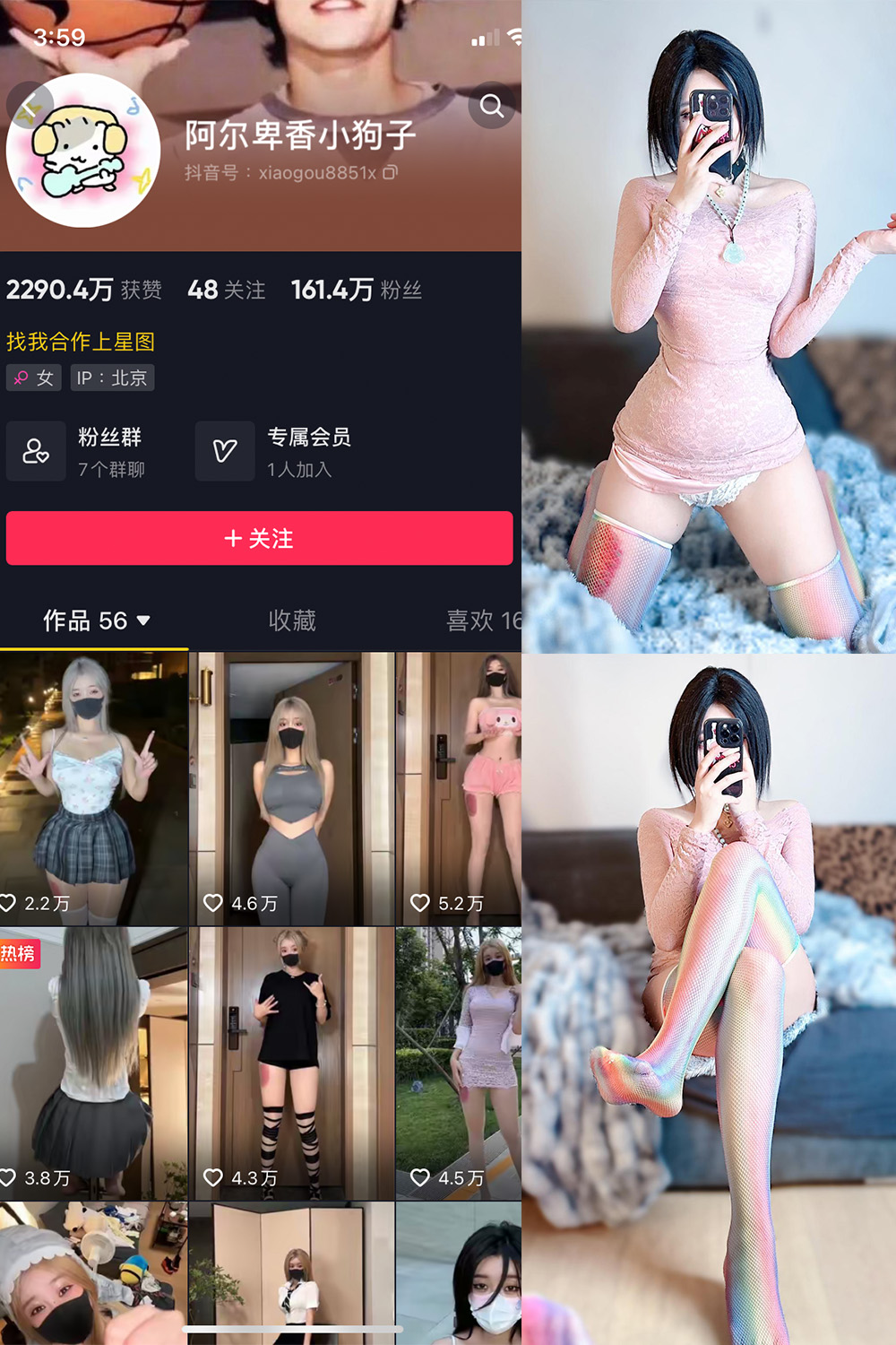 抖音 阿尔卑香小狗子 微密圈  NO.035期 【16P】最新至：2023.10.23-写真
