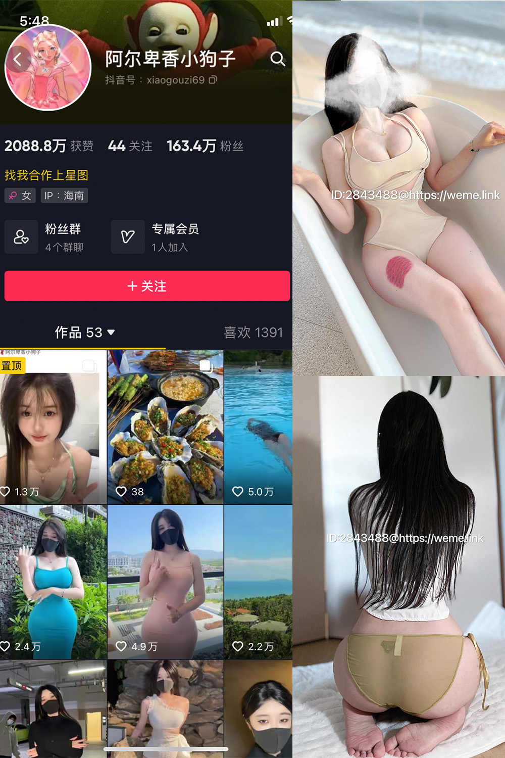 图片[1]-抖音 BT富儿 微密圈 019期 【3P2V】最新至：2025.4.21-微私密圈-全网最全抖音网红铁粉写真空间
